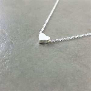 Silver Timeless Heart Necklace